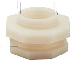 Accessoires Pour Tonneaux De Pluie 1/2'' Dual Thread Water Tank Faucet Fish Tank Rain Barrel Adapter Aquarium Filter Fitting PVC Spigot Kit for Garden Irrigation Montage Du Collecteur De Pluie(C-Bulkh