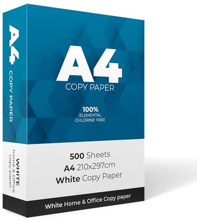 Scott 11 A4 Printer Paper - 500 Sheets - Smooth, Jam-Free, Bleed-Resistant - Works with Inkjet, Laser Printers & Copiers - Ideal for Home, Office, School & Everyday Printing (1 Ream)Packaging May Vary
