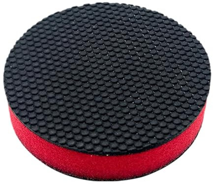 Éponge de polissage manuelle, tampons à laver de la voiture, éponges d'applicateurs de cire, avec conception ergonomique, matériau réutilisable facile à nettoyer, 7,5 cm / 2,95 pouces, pour l'auto, dé