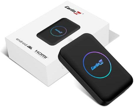 CarlinKit AIBOX-Lite Multimedia Box, sistema 3 in 1 Android Indipendent System/Wireless CarPlay/Wireless Android Auto, adatto per veicoli dotati di Wired CarPlay/Android Auto