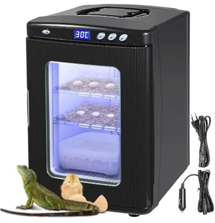 JBKNAN 25L Reptile Incubator Digital Egg Incubator Scientific Lab Incubator Cooling And Heating 5-42°C Work For Small Reptiles