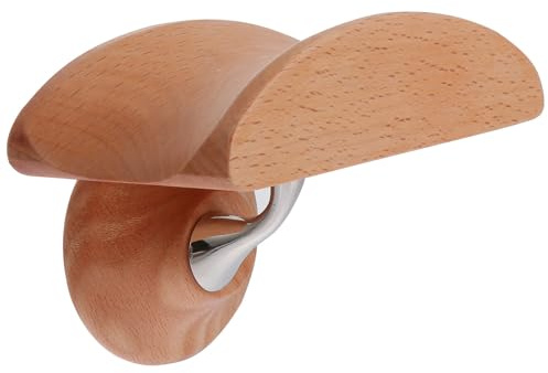 Lurrose Support pour Casque Audio en Bois Massif Naturel, Rack Mural sans Perçage, Support Pratique et Compact pour Écouteurs de Toutes Tailles, Rangement Bureau et Maison, Design Léger
