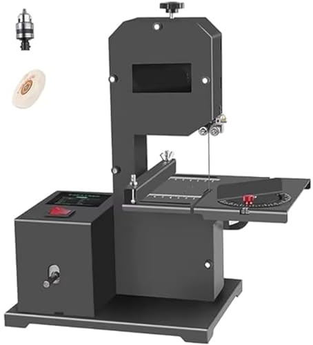 XueFulxion Sega a Nastro per Metalli - Macchina Industriale a Nastro Orizzontale/Verticale con Lama Bimetallica,per Taglio di Barre d'Acciaio,Profili in Alluminio e Legni Duri in Officine