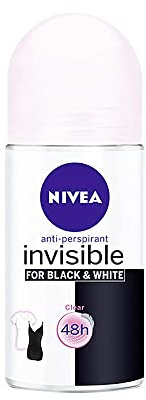 Nivea Deodorante Black&White Roll-On - 50 ml