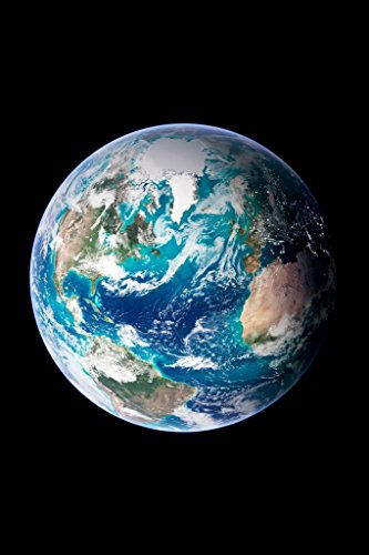 Satellite View of Earth From Outer Space Poster Photo Photograph Cool Wall Art Print Poster 24x36