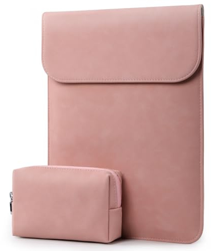 HYZUO 13 Inch Laptop Sleeve PC Case for MacBook Pro 13 M2 M1 2026-2016, 13 MacBook Neo 2026 A3404, MacBook Air 13 M5 A3449 M4 M3 M2 M1 2026-2018, 13 iPad Pro/Air, Surface Pro, XPS 13, Pink