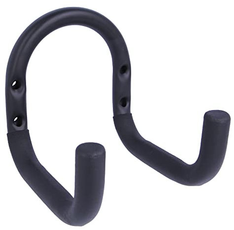 Amig - Crochet pour Accrocher Outils - Support à Montage Mural - Acier Galvanisé - Revêtement en Caoutchouc Antidérapant - Capacité de Charge 60kg - Idéal pour Vélos et Outils de Jardin