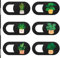 Cubierta De Cámara Web, Webcam Cover Slide, 6 Piezas Unidades Cubierta Webcam, Tapa De Cámara Portátil Deslizante Ultra, Cubierta para Webcam, para Ordenador Portátil, PC, Tableta, Smartphones