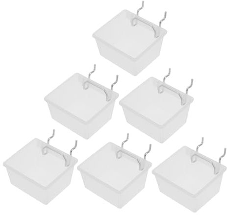 Artibetter 6stücke Stecktafel-wandorganizer Aufbewahrungsbehältern Stecktafelkörbe Aus Robustem Material Mit Schrägen Öffnungen Für Vielseitige Werkzeugorganisation Platz Sparend Für Werkstat