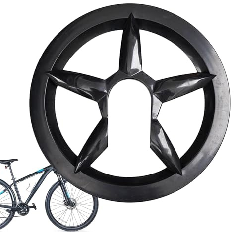 Lunaobrik Protection de chaîne - Protection de chaîne - Protection d'anneau de chaîne - Noir - Garde-bashguard - Guide d'anneau de chaîne de vélo - Accessoires de protection de roue de chaîne pour