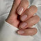 Cosmeria Press On Nails Set, 24 Stück Weiß Künstliche Nägel Mit Gel Finish, Kurz Künstliche Fingernägel Zum Aufkleben, Langanhaltende Soft Gel Fingernägel