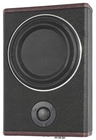 8 Inch Bass Box Active Subwoofer, 600W Compact Speaker,12V Car Under Seat Subwoofer with Speaker Shield and Velcro on the Bottom for Vans, Jeeps, SUVs, Sports Cars and Pickup Trucks