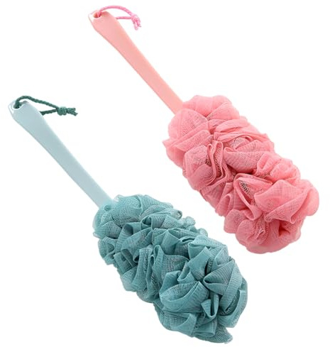 YOFDAL Lot De 2 Brosse Dos Douche,Brosses Douches,Brosse Dos Douche Long Manche