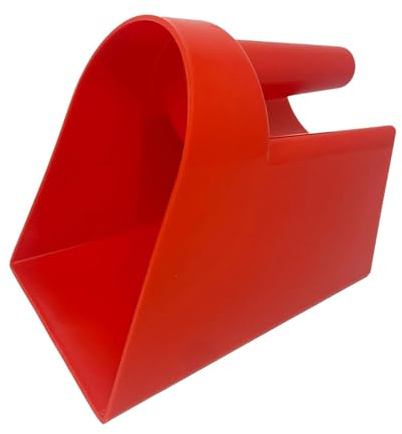 Perfeclan Futterschaufel, Tierfutterschaufel, große Getreideschaufel mit Griff für Viehzüchter, Trockenfutter, Futtermittel, Pferdeküche