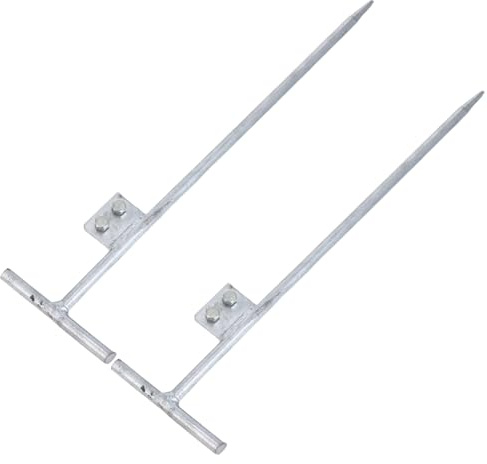 Kisangel Dispositivos De Puesta A Tierra Con Varilla Galvanizada Varilla De Puesta A Tierra Para Electricidad Doméstica Para Cerca