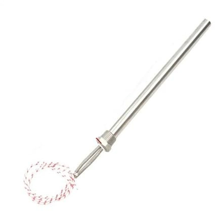 Elemento riscaldante 220v del riscaldatore a Cartuccia in Acciaio Inossidabile con Tubo scaldabagno ad Immersione filettato da 1/2 (21mm) (2000w 15x300mm)