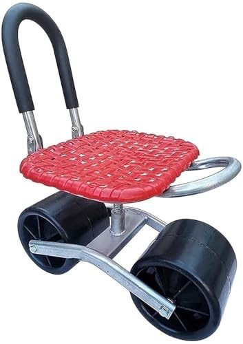 Sedia da campo mobile, carrello portautensili sollevabile, sedile da giardino su ruote, sgabello e sedile da giardiniere all'aperto, per giardinaggio e piccoli attrezzi fai da te