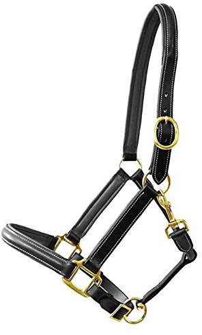 German Riding Lederhalfter Exquisit Cob schwarz