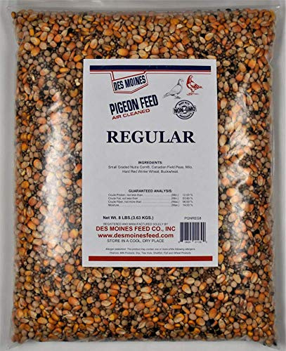 Des Moines Feed Regular Pigeon Mix (12%) 8 lbs