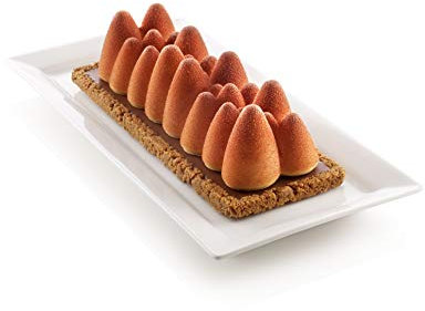 silikomart | Kit per Tronchetti e Semifreddi ICE GLOW, Composizione kit 1 Stampo in Silicone Platinum, 3D Design, 260 x 100 mm, h 75 mm, Made in Italy