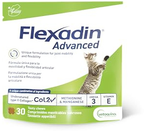 Vetoquinol Flexadin Advanced Joint Care Supplement for Cats - 1 x Pack (30 Chews)
