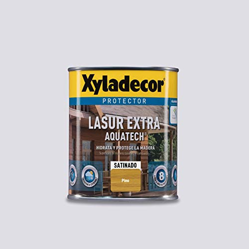Xyladecor 250 Lasur Extra Satinado Aquatech, Para madera Pino, 750 ml