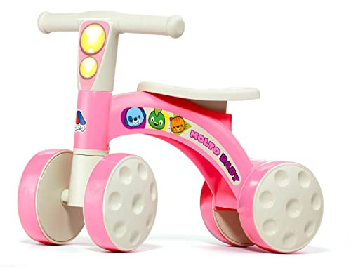 MOLTO | My 1st Ride on Rose, Tapis de Couloir pour Utilisation à la Maison ou dans Le Parc, Jouets pour Enfants sûrs et résistant, Favorise Le développement sain des garçons et des Filles + 10 Mois