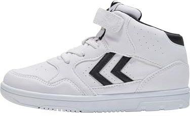 HUMMEL Unisex Kinder Camden High Jr Sneaker, White Black, 32 EU