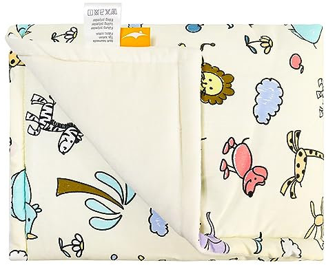 ComfortAce® Baby Blanket, featuring a 100% Cotton design, ensuring a cozy and snug experience for your baby (75 * 100CM, YELLOW)