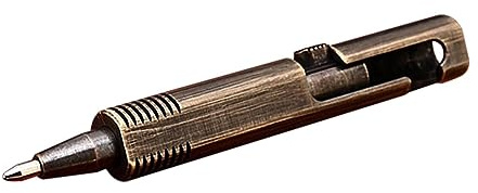 Walopola Penna in Metallo, Penne a Sfera per Donne e Uomini, Penne a Sfera Corte in Ottone per diari, Strumenti di Scrittura in Ottone per casa e Scuola