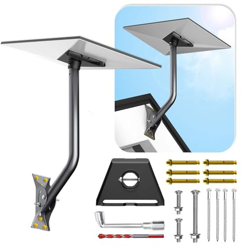 Gen 3 Mount for Starlink, Adjustable Wall /Roof Mounting Kit Compatible with V3 Starlink Standard Dish【Include Aluminum Gen 3 Pipe Adapter】