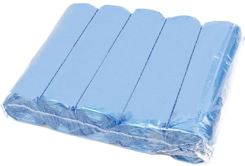 Small Bin Liners, 5 Liters 100 Counts Colourful Garbage Bags for Office Kitchen Bathroom (17.71x19.68) (Blue)