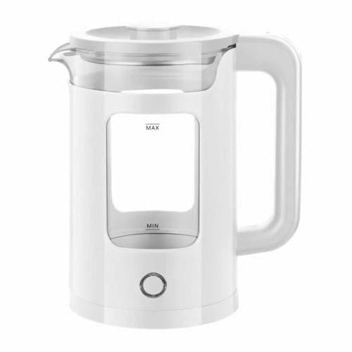 Electric Kettle, 2L Electric Kettles Fast Boil Quiet - Smart Rapid Boil Kettle with Auto Shut-Off Boil-Dry Protection Keep Warm Fast Heating Function for Coffee Tea(White)