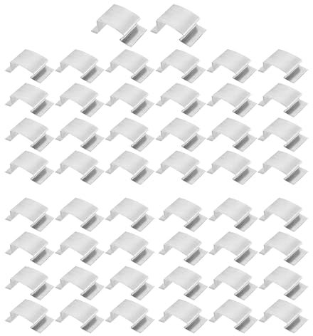 Morsetti per Serra - Confezione Da 50 Pezzi In Acciaio Inox G Clip Serra,Ricambio in Acciaio Inox con Molla a Forma di G per Riparazione Finestre, Esterno e Giardino