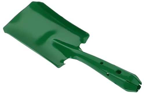 KICHOUSE Pelle à Cendres de Cheminée Multifonction en Fer Petite Taille Couleur Verte Pelle à Charbon Légère et Compacte pour Nettoyage de Barbecue Cheminée et Jardinage Outils