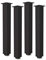 Alusfera Tischbeine Metall Schwarz Matt - 4 Stück – 60x60x710 mm Höhenverstellbar +30 mm – Hochwertige möbelfüße für Tische & Schreibtische – Stabil & Robust – Inklusive Montageset