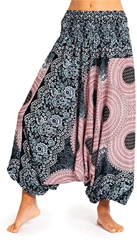 PANASIAM Aladin Pants Mandala 2, Black n White XL