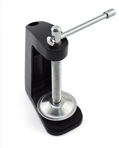 MARRTEUM Abrazadera de metal resistente para montaje en mesa, soporte de clip en forma de C para suspensión de micrófono, soporte de brazo de tijera con tornillo de posicionamiento ajustable, se