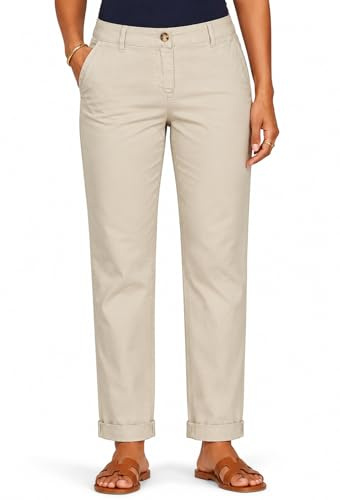 Ex Famous Store Chino Trousers for Women UK, Summer Women's Clothing Ankle Grazer Ladies Trousers Stretch Womens Pants Cotton Rich Pants for Women
