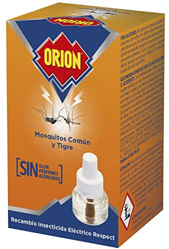 Orion - Insecticida Eléctrico para Mosquitos, Sin Olor, Sin Perfumes y Sin Alérgenos 1 Recambio