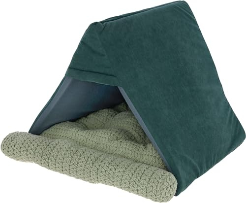 Kerbl Pet Cueva mullida Anne, Verde, 45 × 40 × 34 cm