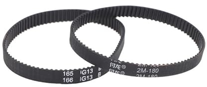 RTDMND 2 Correas de transmisión de distribución 2GT/2M, perímetro 140, 142, 150, 160, 180 mm de Ancho, 6 mm, Repuesto de transportador síncrono for aspiradora(2M-160-6)
