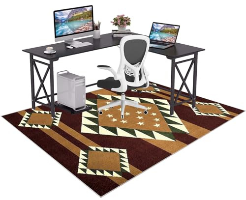 Antideslizante Alfombras para Silla de Gaming Oficina 200 x 280 cm Alfombra Escritorio Suelo Alfombras Sillas Ruedas Protectora para Suelos Duros Protectors Suelo Silla Ruedas Silla de Ordenador