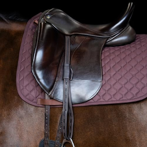 Imperial Riding stigbytesrem IRH monoblad med nylonkärna, stigbyglar i läder för monobladssadlar, mörkbrun, 70 cm