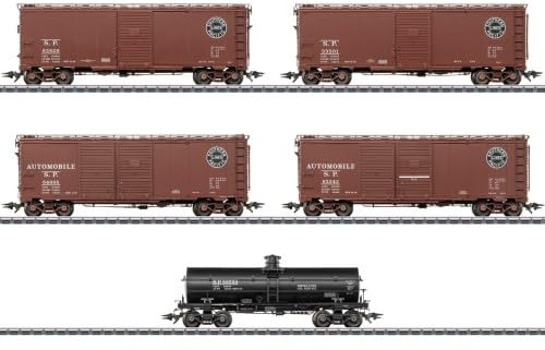 45667 H0 Lot de 5 chariots de marchandises SP Ep. III