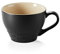Le Creuset Große Cappuccino Tasse aus Steinzeug, 400 ml, Schwarz matt, 70304400000002