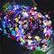 Dioxide Led Blumenkranz, 10 Stück Garland Stirnband Dekorative Leucht Böhmen Blume Stirnband Kopfbedeckung Floral Crown Damen Blumendekor Blumenkrone Leucht Kopfstück für Hochzeit Party