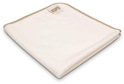 KDPD® - Das KidPad | beige 60x60cm | wasserdichte und waschbare Kinderdecke aus weichem Premium-Polarfleece | saugstark & wasserdicht | OEKO-TEX® Standard 100