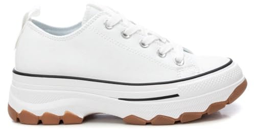 REFRESH - Zapatilla Mujer Blanco - Calzado Cómodo y Versátil - Moda Casual - Modelo 17247706 (Talla 40)