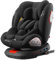 Reenborn 360° Drehbarer Autositz, Liegeautositz mit Verstellbarer Kopfstütze (Black-Standard Version)